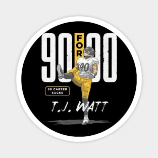 T.J. Watt Pittsburgh 90 For 90 Magnet